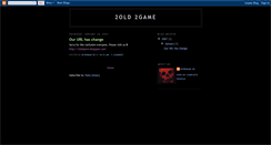 Desktop Screenshot of 2old2game.blogspot.com