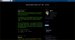 Desktop Screenshot of imaginationofmylife.blogspot.com