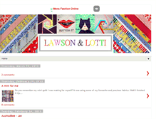 Tablet Screenshot of lawsonandlotti.blogspot.com