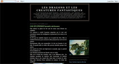 Desktop Screenshot of lesdragonslescreaturesfantastiques.blogspot.com