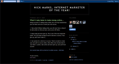 Desktop Screenshot of nick-marks.blogspot.com