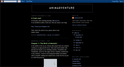 Desktop Screenshot of animadventure1.blogspot.com