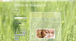 Desktop Screenshot of diariodebiologia12.blogspot.com