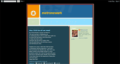 Desktop Screenshot of metronewark.blogspot.com