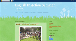 Desktop Screenshot of englishinactionsummercamp.blogspot.com