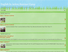 Tablet Screenshot of englishinactionsummercamp.blogspot.com