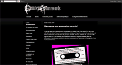 Desktop Screenshot of emrenadurrecords.blogspot.com