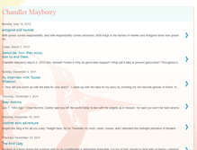 Tablet Screenshot of chandlermayberry.blogspot.com