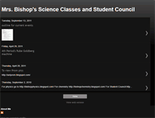 Tablet Screenshot of mrsbishopsscienceclass.blogspot.com