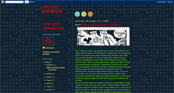 Desktop Screenshot of lowcostgeneration.blogspot.com