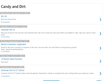 Tablet Screenshot of candyanddirt.blogspot.com