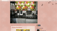 Desktop Screenshot of cocinaconlusi.blogspot.com