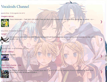 Tablet Screenshot of channelvocaloid.blogspot.com