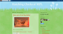 Desktop Screenshot of mplhatchingchicks.blogspot.com