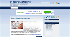 Desktop Screenshot of in-timpul-sarcinii.blogspot.com
