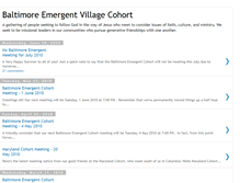 Tablet Screenshot of emergentbaltimore.blogspot.com
