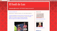 Desktop Screenshot of elbauldeluz.blogspot.com