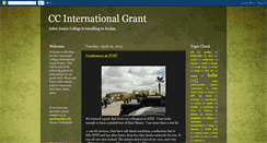 Desktop Screenshot of ilccgrant.blogspot.com