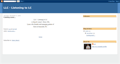 Desktop Screenshot of listeningtolc.blogspot.com
