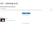 Tablet Screenshot of listeningtolc.blogspot.com