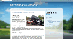 Desktop Screenshot of cintaindonesiamagazine.blogspot.com