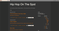 Desktop Screenshot of hiphoponthespot.blogspot.com