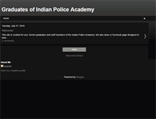 Tablet Screenshot of indianpoliceacademy.blogspot.com