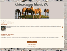 Tablet Screenshot of chincoteague-island.blogspot.com