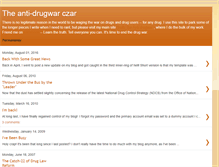 Tablet Screenshot of antidrugwarczar.blogspot.com