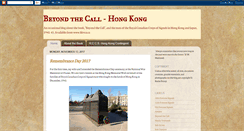 Desktop Screenshot of beyondthecall-hongkong.blogspot.com