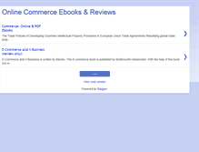 Tablet Screenshot of commerceebook.blogspot.com