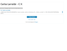 Tablet Screenshot of carloslarralde-cv.blogspot.com