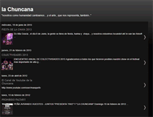Tablet Screenshot of lachuncanaweb.blogspot.com