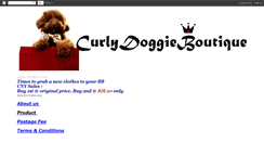 Desktop Screenshot of curlydoggieboutique.blogspot.com