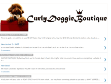 Tablet Screenshot of curlydoggieboutique.blogspot.com