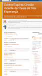Mobile Screenshot of centrovicentedepaula.blogspot.com