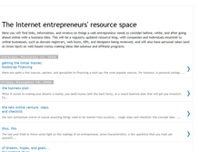 Tablet Screenshot of entrepreneurs-resourceblog.blogspot.com