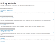 Tablet Screenshot of driftingaimlessly.blogspot.com
