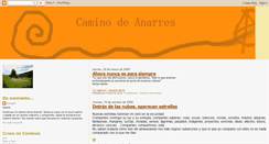 Desktop Screenshot of caminodeanarres.blogspot.com