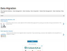 Tablet Screenshot of datamigrationsolution.blogspot.com