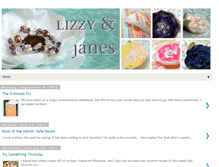 Tablet Screenshot of lizzyandjanes.blogspot.com