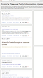 Mobile Screenshot of crohnsinfodaily.blogspot.com