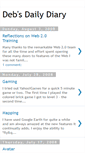 Mobile Screenshot of debsdailydiary.blogspot.com