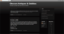 Desktop Screenshot of obscuraantiques.blogspot.com