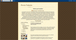 Desktop Screenshot of preciounitario.blogspot.com