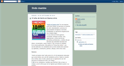 Desktop Screenshot of lindomambo.blogspot.com