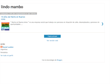 Tablet Screenshot of lindomambo.blogspot.com