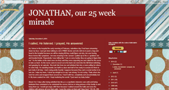 Desktop Screenshot of jonathan25weekmiracle.blogspot.com