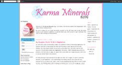 Desktop Screenshot of karmaminerals.blogspot.com