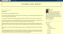 Desktop Screenshot of cicerosaidwhat.blogspot.com